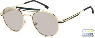 Carrera 381/S Polarized PEF/7O Mens Sunglasses Gold Size 52