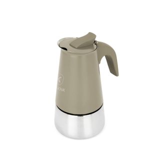 KASANOVA Caffettiera induzione 2 tazze taupe