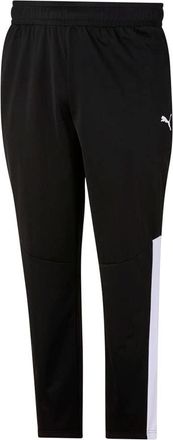 Puma Mens Contrast Pants (Available in Big & Tall) Sweatpants, Black/White, Medium