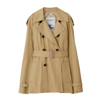 Burberry Trench Coats, female, Beige, Size: 3XS Trench Coat