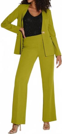 Joseph Ribkoff Pull On Wide Leg Pant In Fern