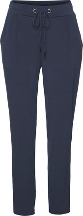 Lascana Schlupfhose LASCANA, Damen, Gr. 34, N-Gr, blau (dunkelblau), Jersey, Obermaterial: 95% Polyester, 5% Elasthan, unifarben, figurumspielend kn&ouml;chellang,