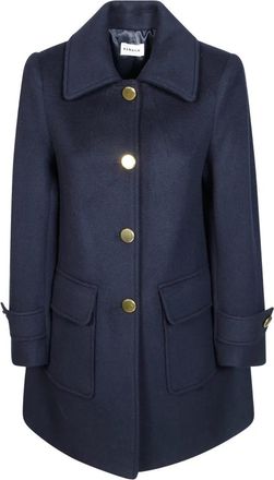 P.A.R.O.S.H. Cappotto - Double - Dames - Mantel - Blauw - S - Jassen
