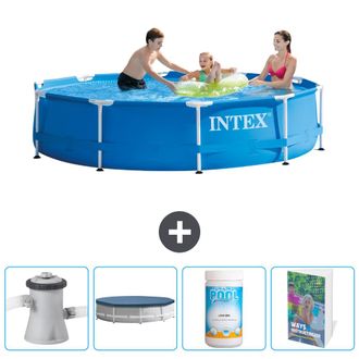 Intex Piscina Con Estructura Redonda - 305x76 Cm - 7-piezas Scb116