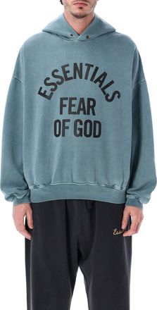 Fear of God Campus 90s Curved Text Oversized Hoodie