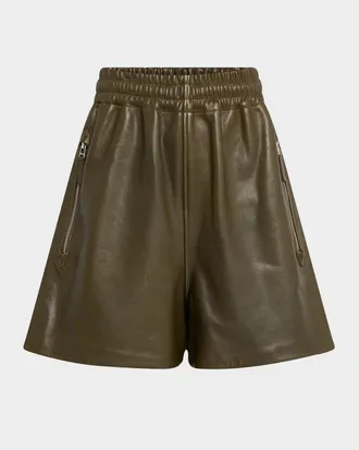 Co Leather Combat Shorts