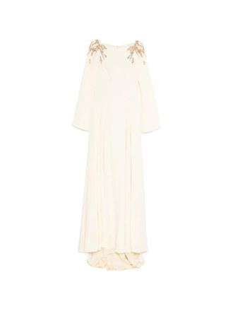 Saiid Kobeisy Embellished Crepe Kaftan