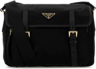 Prada Black Logo Crossbody Bag