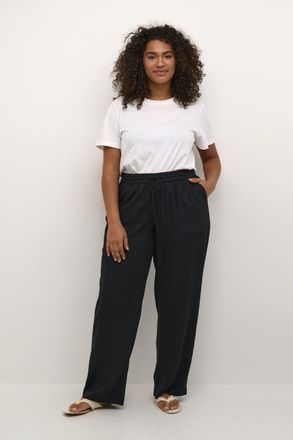 Kaffe Curve Pants Suiting Loose fit Black