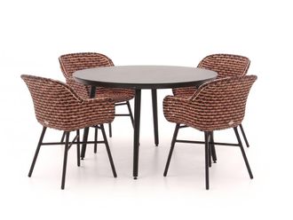 Hartman Hartman Delphine/Sophie Studio &oslash;128cm dining tuinset 5-delig