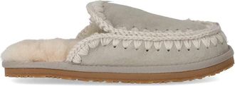 Mou Full Eskimo Stich Silver Birch Slipper