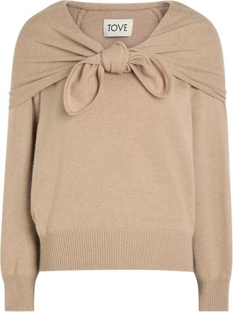 Tove Malia Layered-effect Cashmere Jumper - Beige - 42 (UK14 / L)