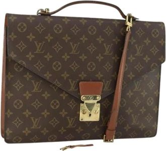 Louis Vuitton Pre-owned Handbags, female, Brown, Size: ONE SIZE Pre-owned Canvas Handbag