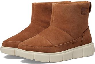 Sorel Sorel Explorertm III Slip-On Waterproof Womens Snow Shoes Velvet Tan/Chalk : 8.5 B - Medium, Suede