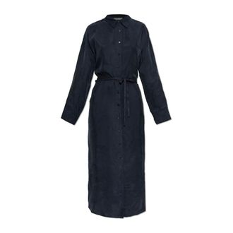 AllSaints Abito chemisier midi Yurra - - Dresses - Donna - Blu - S