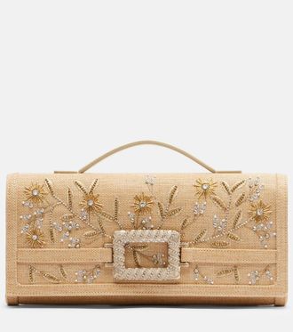 Roger Vivier Belle Vivier Small embroidered top-handle bag