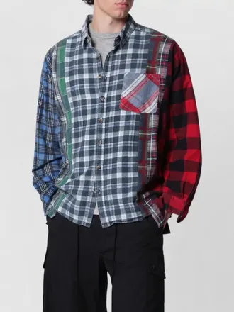 Needles shirt button down collar long sleeves pocket