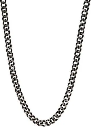 Ed Hardy Mens Curb Chain Necklace in Black at Nordstrom Rack