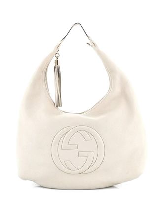 Gucci Soho Leather Large hobo bag - Toni neutri