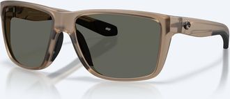 Costa Unisex Broadbill Ii Polarized Sunglasses In Matte Brown Smoke Gray 580G