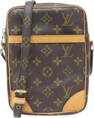 Louis Vuitton Pre-owned Cross Body Bags, female, Brown, Size: ONE SIZE Pre-owned Danube Monogram Shoulder Bag