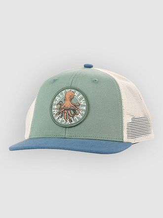 Salty Crew Tentacles Retro Kids Cap gr&uuml;n