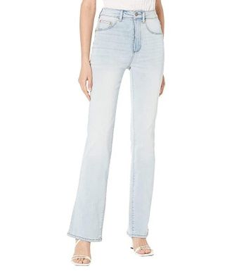 AFRM Huxley Baby Jeans Womens Blue Denim Wash Bootcut Leg Retro JDM537
