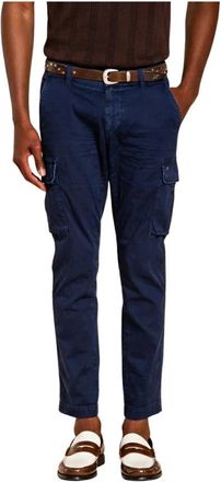 Mason's Chile Cargo Pants - Heren - Slim Fit Broeken - Blauw - L - Katoen - Broeken