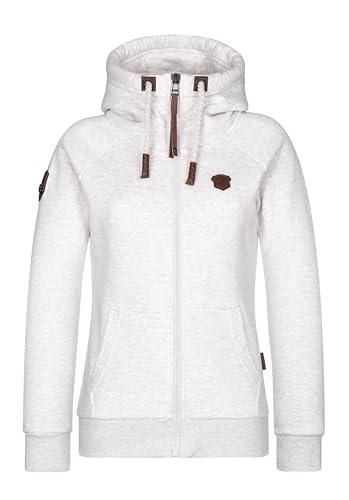 Sweat à Capuche Naketano Pour Femme - Coupe Décontractée, Coton, Applications Cuir Synthétique, Style Streetwear