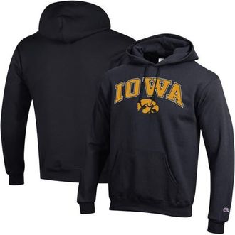 Champion Mens Champion Black Iowa Hawkeyes Arch Over Logo Pullover Hoodie at Nordstrom, Size Xx-Large