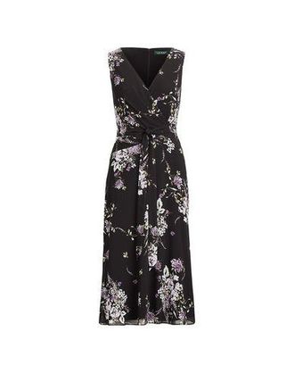 Ralph Lauren FLORAL GEORGETTE MIDI DRESS