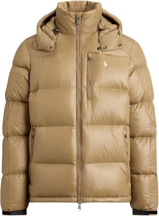 Polo Ralph Lauren Gorham Glanzende Donsjas - Heren - Winterjassen - Beige - XL - Polyester - Jassen