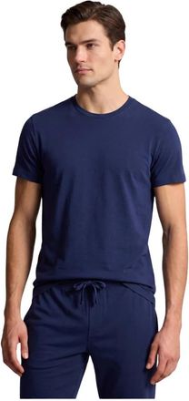 Ralph Lauren T-shirt MC Stretch - Heren - T-shirts - Blauw - XL - Katoen - Tops