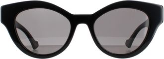 Gucci Cat Eye Dames Zwart Grijs GG0957S Zonnebril