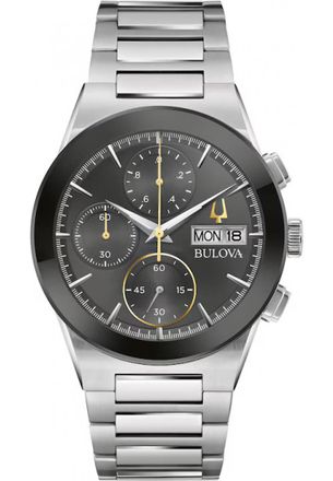 Bulova 96C149 Mens Modern Millenia Watch - Silver - One Size