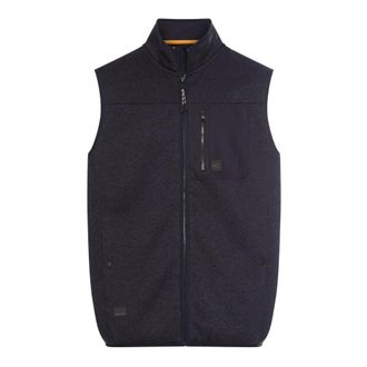 Camel Active Fleece Vest Regular Fit - Heren - Bodywarmers - Blauw - 2XL - Polyester - Jassen
