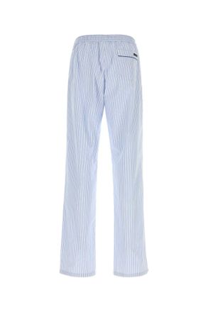 Dolce & Gabbana Gvrmatfr510 S8051 Rigato Exterior: Cotton Silk Pantaloni Trousers