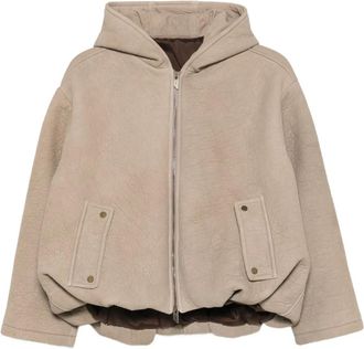 Salvatore Santoro Giacca con zip - Toni neutri