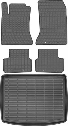 OEM Juego De Alfombrillas De Goma Para Coche Y Alfombrilla Para Maletero Para Mercedes Gla X156 Crossover (2013)