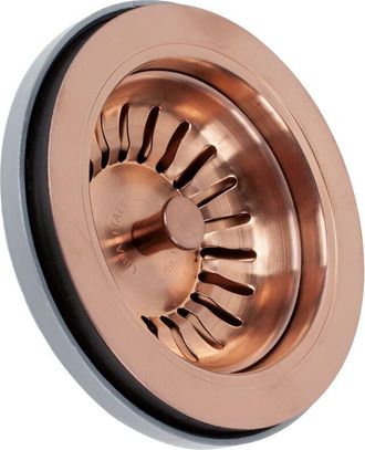 Lira piletta basket universale rame satinato per lavelli