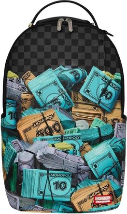 Sprayground Monopoly Money Stacks Rugzak - Heren - Rugzakken - Zwart - ONE Size - Tassen