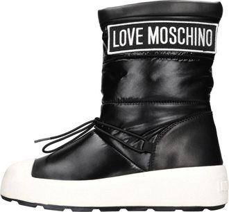 Love Moschino Laarzen Zwart - Dames - Winterlaarzen - Zwart - 36 EU - Leer - Schoenen