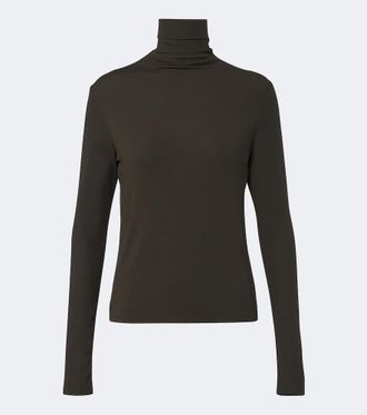 Vince Jersey turtleneck top