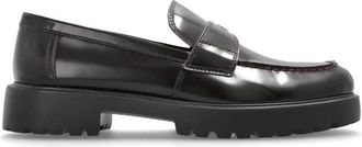 Tory Burch Classic Lug Loafer - Dames - Loafers - Bruin - 40 1/2 EU - Leer - Schoenen