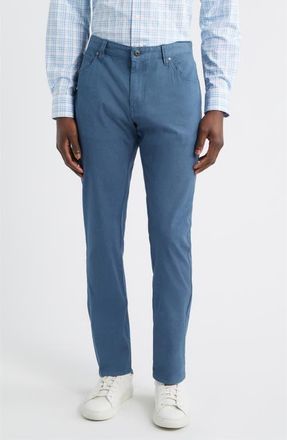 Johnnie-O Atlas Garment Dye Stretch Chinos in Lake at Nordstrom, Size 40 X 32