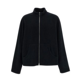 Rier Fleecevest met volledige ritssluiting - Heren - Truien - Zwart - Maat: M Fleece