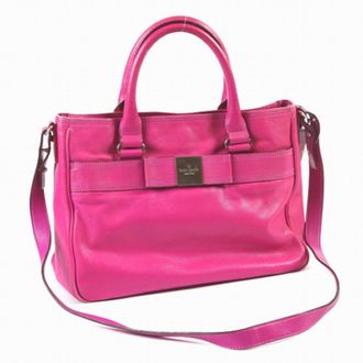 Kate Spade New York Pink Purple Shoulder Bag Tote Bag (Pre-Owned)