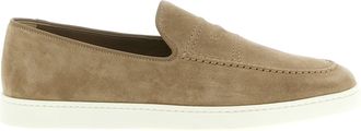Churchs Suede Mocassini Beige-Uomo