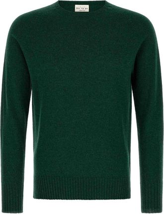 Maryya Crew-Neck Sweater With Slits