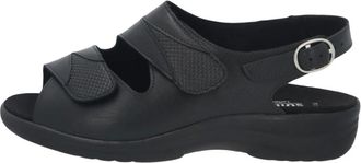 Solidus Schoenen, Dames, Zwart, 37 1/2 EU, Leer, 74019.01319 Sandalen